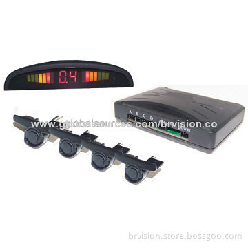 Parking Sensor System, LED Display, 7.5m Extension Sensor Cable, Detection Range of 2.5 to 3m